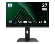 MSI Monitor PRO MP275PG, 27", FHD, IPS, 300 cd/m², 4 ms, HDMI/DP/D-Sub, crni